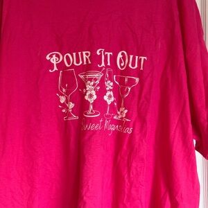 Sweet Magnolias Margarita tshirt 3XL Pour it Out So Fun!